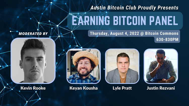 August - Earning Bitcoin