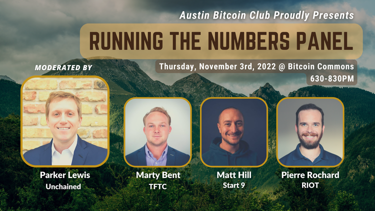 November - Running the Numbers