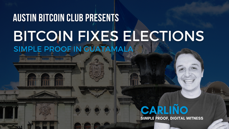 September - Bitcoin Fixes Elections